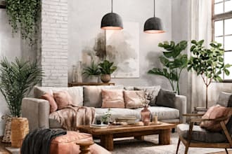 do watercolor style architectural or interior illustration