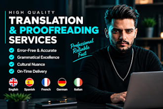 translate english spanish french german and italian