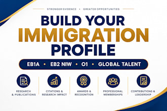 help build a strong eb1a eb2 niw o1 and global talent profile