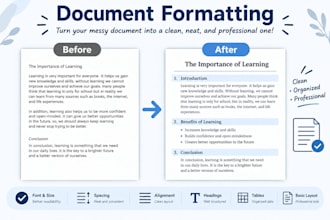 help you format your word documents