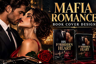 design a mafia romance book cover and ebook cover