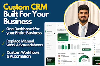 develop custom ai CRM software, erp and web applications