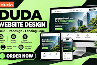 design duda website duda website redesign and duda website builder landing page