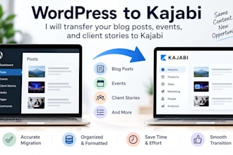 transfer your wordpress blog posts to kajabi