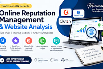 g2 goodfirms online reputation clutch verified website analysis