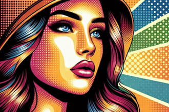 draw you into professional pop art artwork