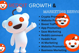 do social media promotion brand, saas, via seo reddit growth