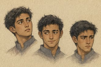 create expressive character expression sheets