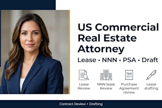 review your nnn triple net commercial lease as a US real estate attorney