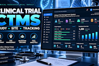build clinical trial ctms study management and site tracking system