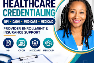 do provider credentialing, npi, caqh, medicare, medicaid insurance, licensing