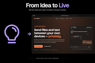 build and launch your custom web app with domain and hosting