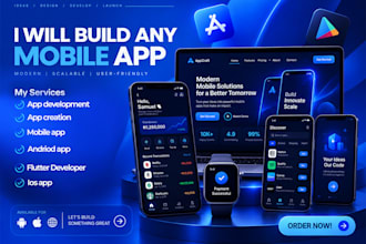 mobile app development andriod app creation ios app flutter app developer
