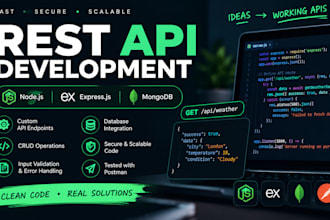 build a rest API using node js and express