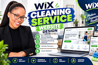wix cleaning service website, cleaning booking, airbnb cleaners, quote website