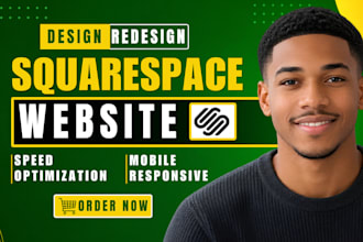 redesign squarespace website update edit squarespace build squarespace website