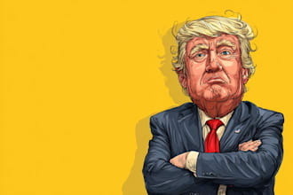 create custom political caricature artwork