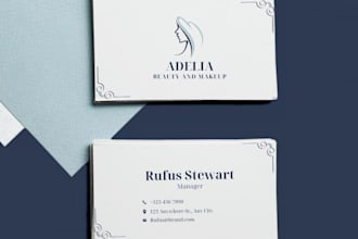 minimalist visiting card, name card, business card