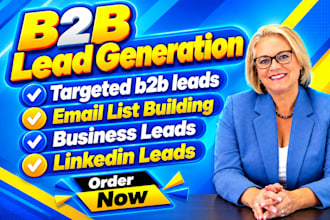 build targeted b2b prospect lists and verified business email leads