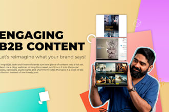 empower b2b tech and finance brands with content that users will not scroll past