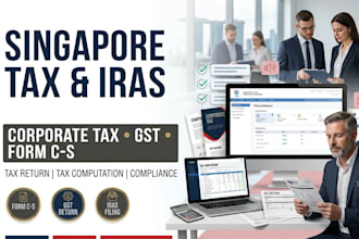 do singapore corporate tax, gst, form cs and iras filing