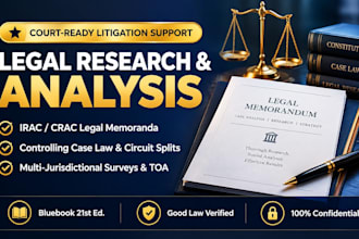 provide case law research, legal analysis, and comprehensive research reports