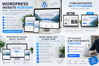 redesign and improve your wordpress website