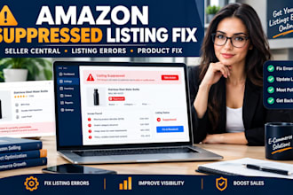 amazon suppressed listing fix seller central listing error product listing fix