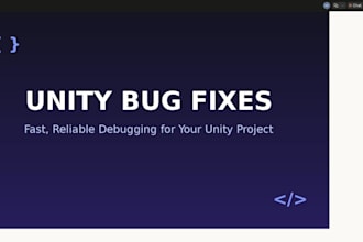 fix bugs and issues in your unity game project