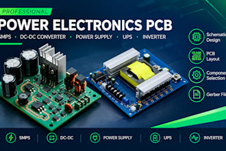 do power electronics pcb, smps, dc dc converter power supply ups pcb  inverter