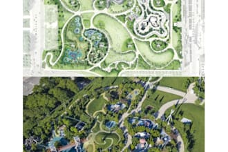 design 2d or 3d vector map, rv park, theme park map, resort map, site plan