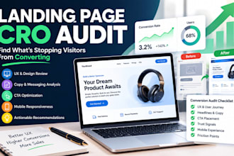 audit and optimize your landing page for higher conversions