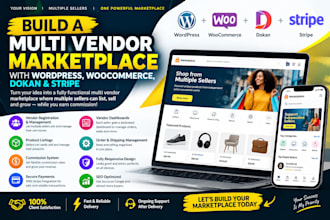 build multi vendor marketplace with wordpress woocommerce dokan and stripe