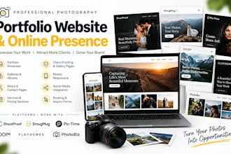 build shootproof smugmug pic time 500px flothemes photobiz photography website