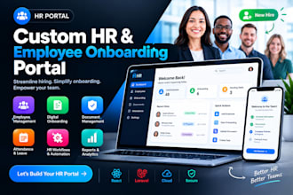 build a custom HR and employee onboarding portal for your team