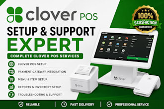 set up, build inventory, and configure your clover pos