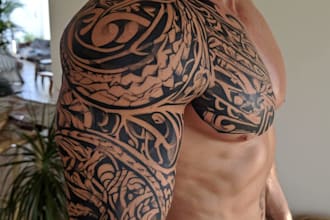 design professional tattoo and custom tattoo