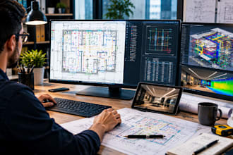 design electrical mep plans, lighting layouts and power drawings