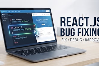 fix react js errors, bugs and build custom react components