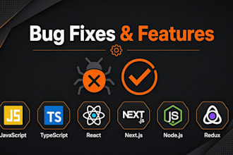 fix bugs and add features to your react nextjs or node app