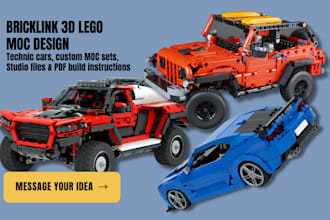 3d lego model lego technic lego car lego moc bricklink studio pdf instructions