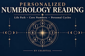 create a detailed personalized numerology reading
