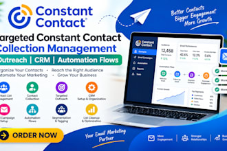 constant contact contact list management outreach CRM automation flows