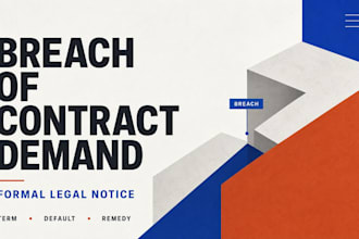 draft a professional breach of contract demand letter