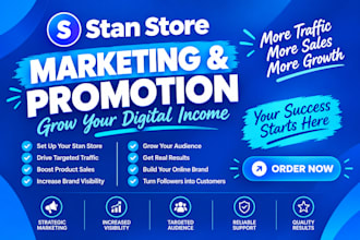 do stan store marketing and digital product promotion