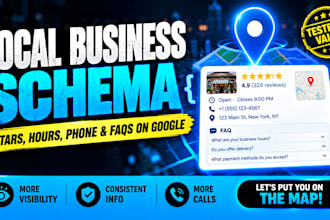 add local business schema markup and faq schema to boost local seo