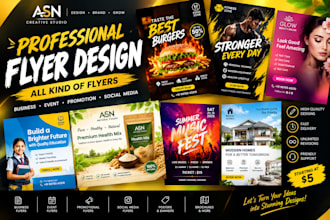 amazing flyer design and poster