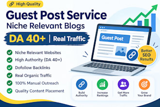 do off page SEO with guest posts, niche edits and contextual links