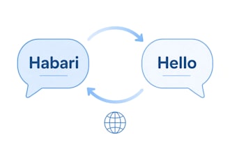 translate swahili to english, or other languages to english