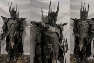 create wearable eva foam cosplay armor helmet costume and game anime props